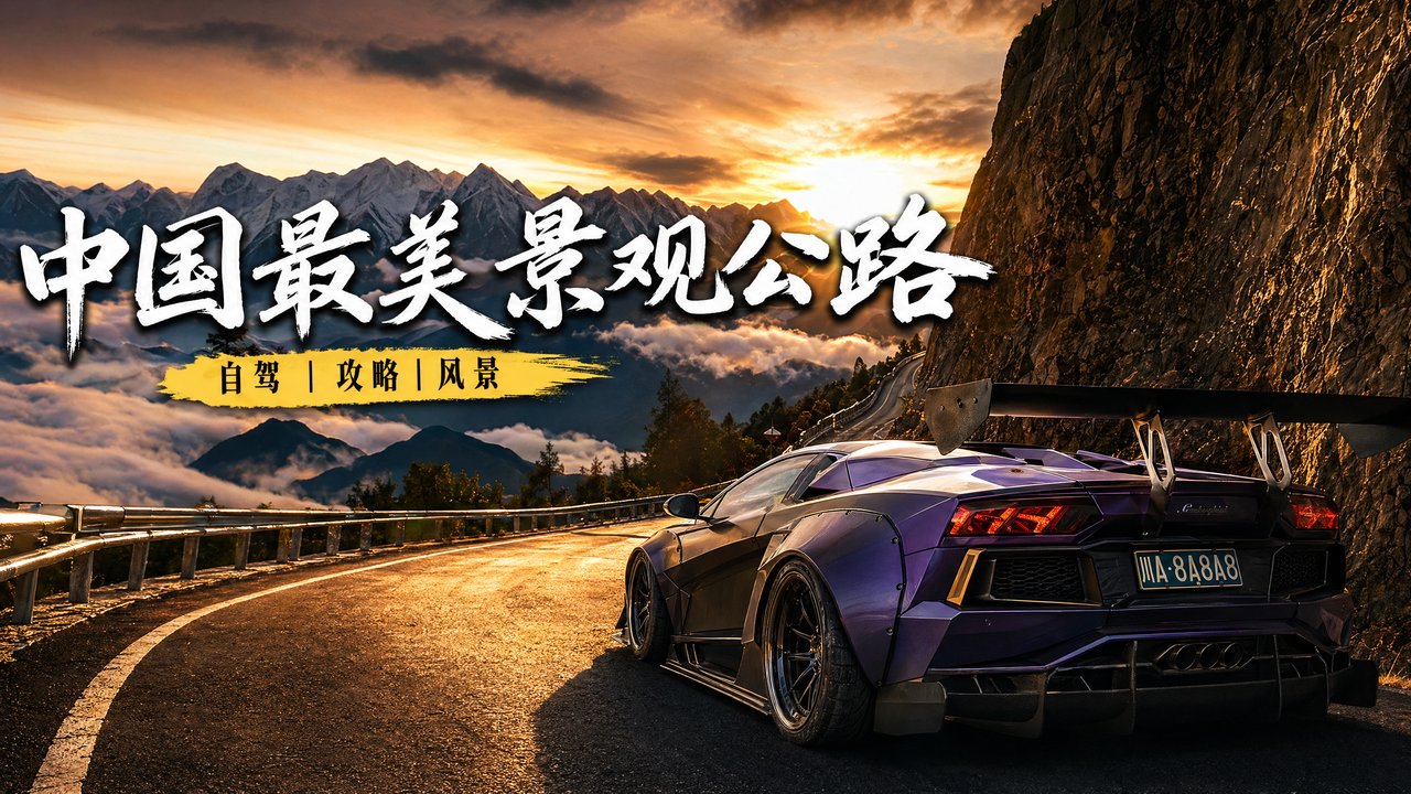 每日大赛跑车视频-中国最美景观公路自驾
